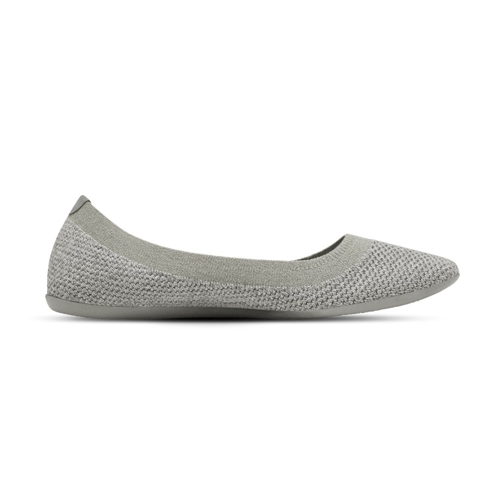 Allbirds Women\'s Flats Grey - Tree Breezers - 40329EZDY